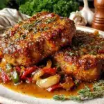 smothered pork chops - featured image