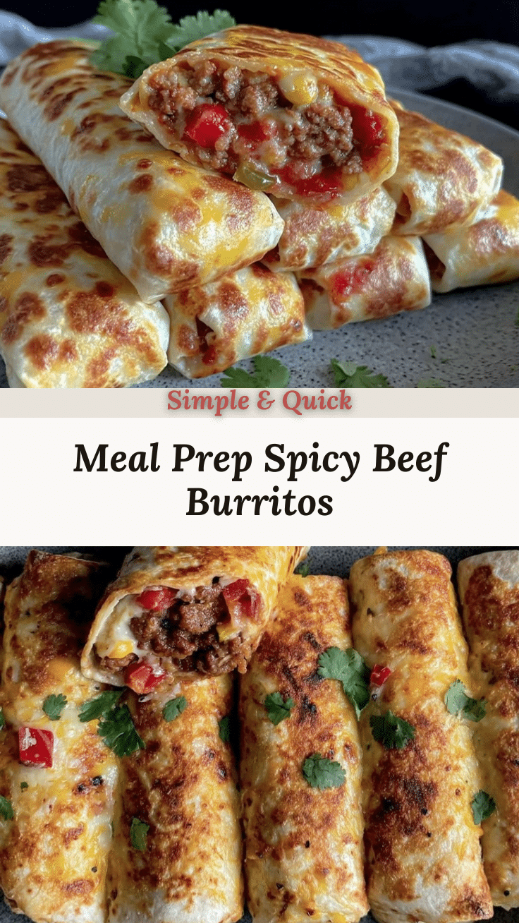 spicy beef and bean burritos recipe