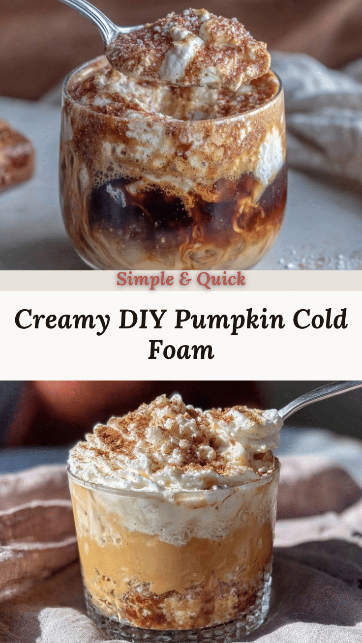 Starbucks Pumpkin Cream Cold Foam recipe