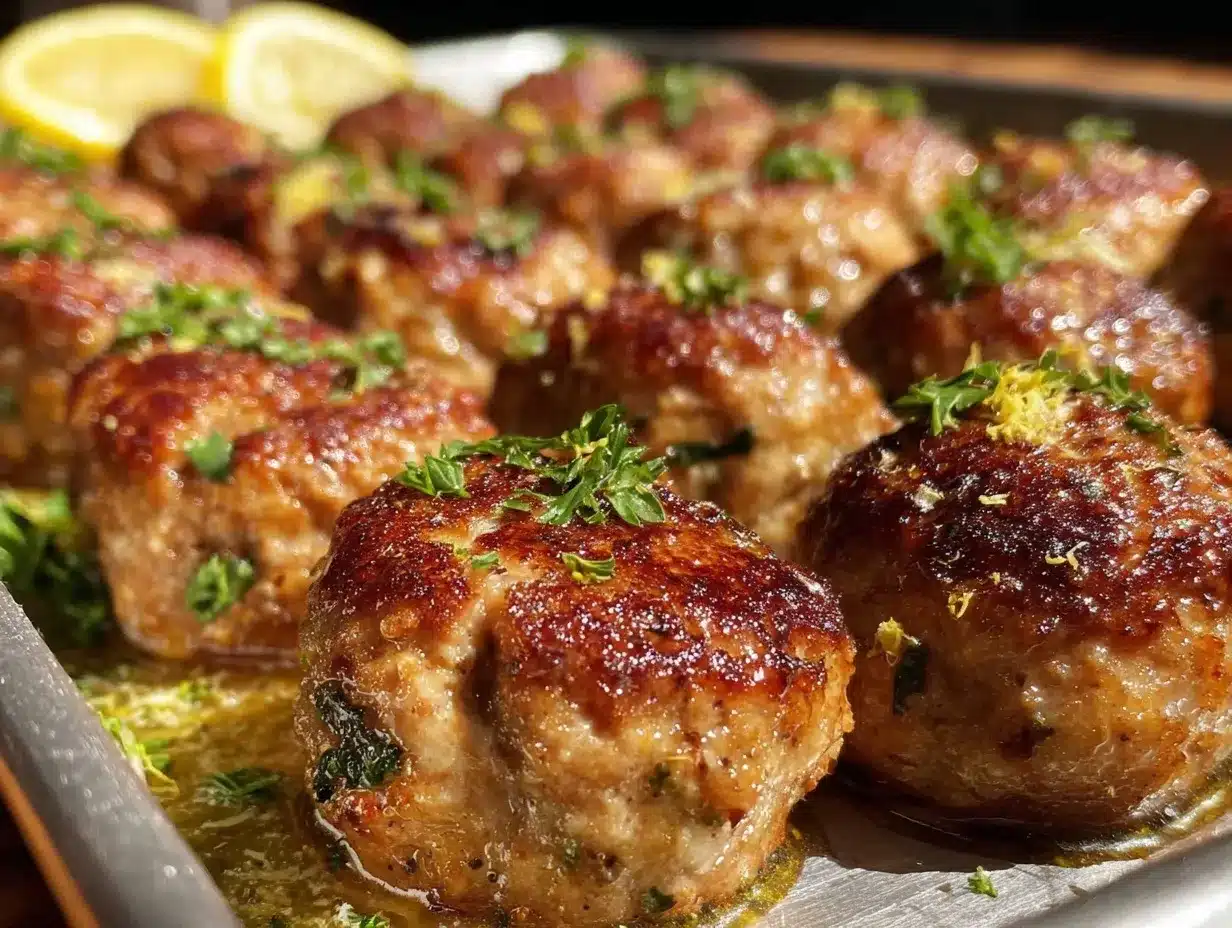 turkey and spinach meatballs preparation steps