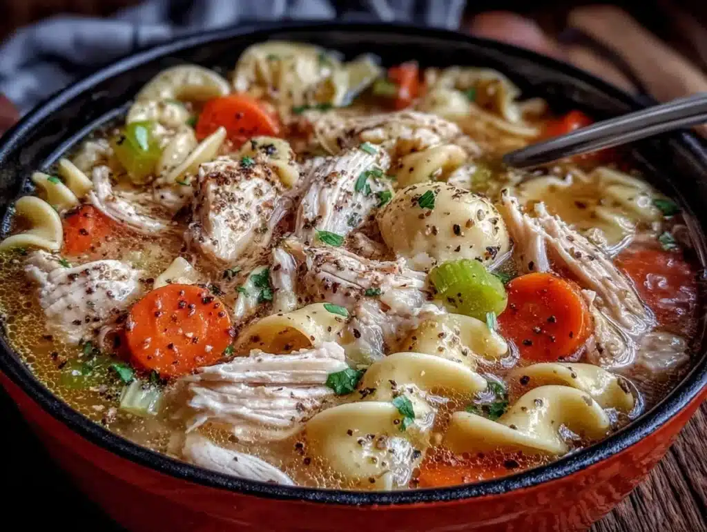 turkey noodle soup - featured image