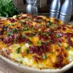 twice baked potato casserole - featured image