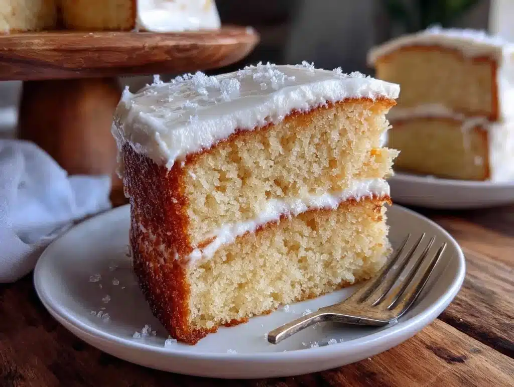 vanilla cake recipe - featured image