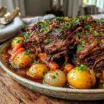 beef pot roast with vegetables - featured image
