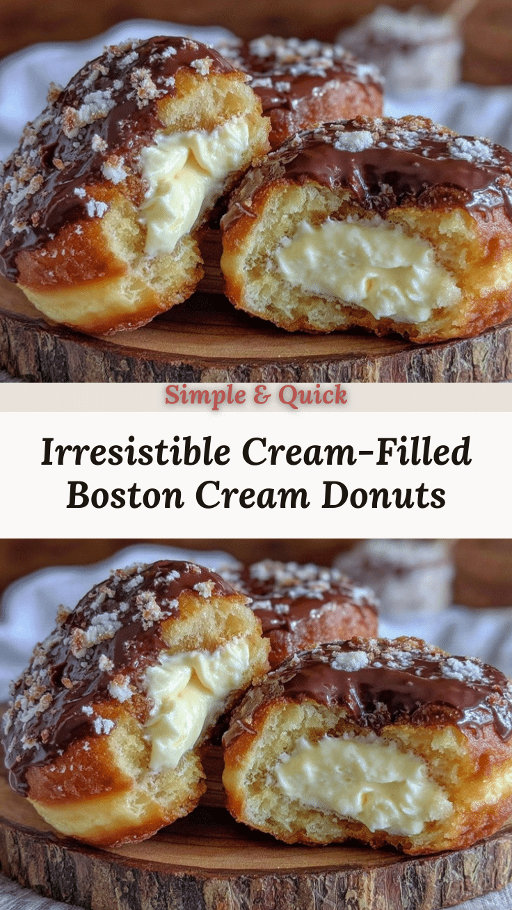 Boston Cream Donuts recipe