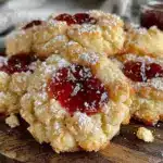 buttery melt-in-your-mouth thumbprint cookies - featured image