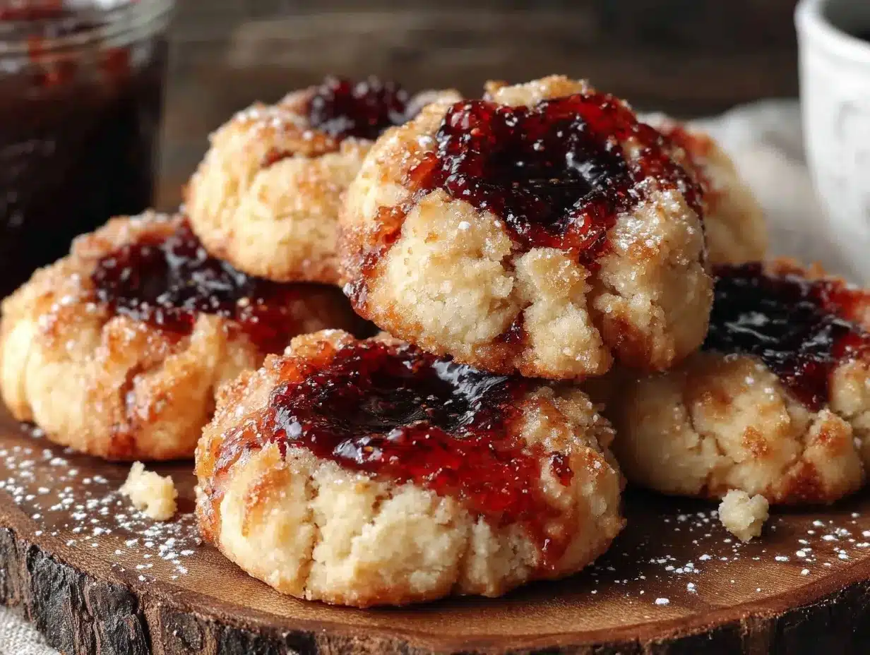 buttery melt-in-your-mouth thumbprint cookies preparation steps