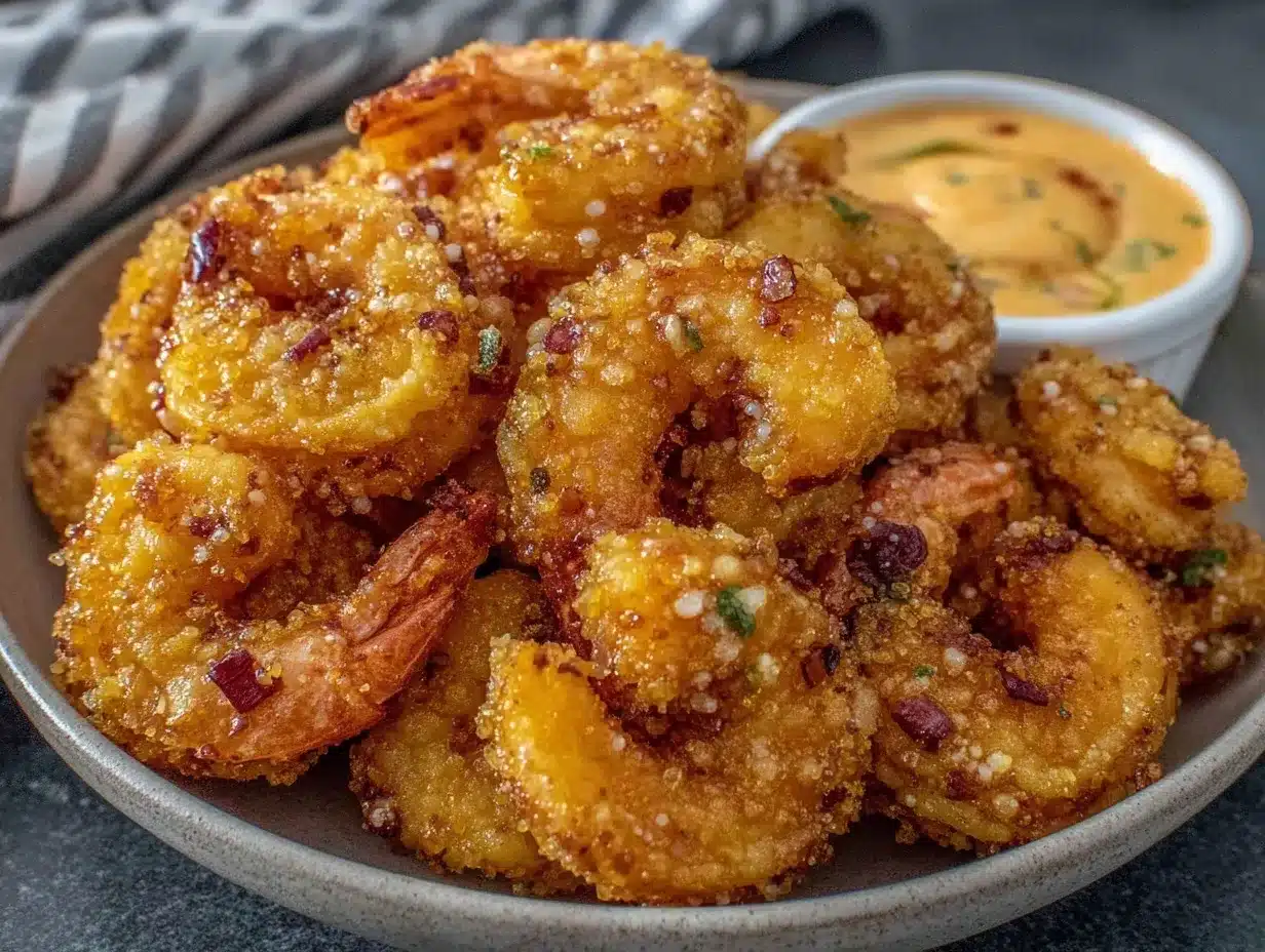 Cajun popcorn shrimp preparation steps