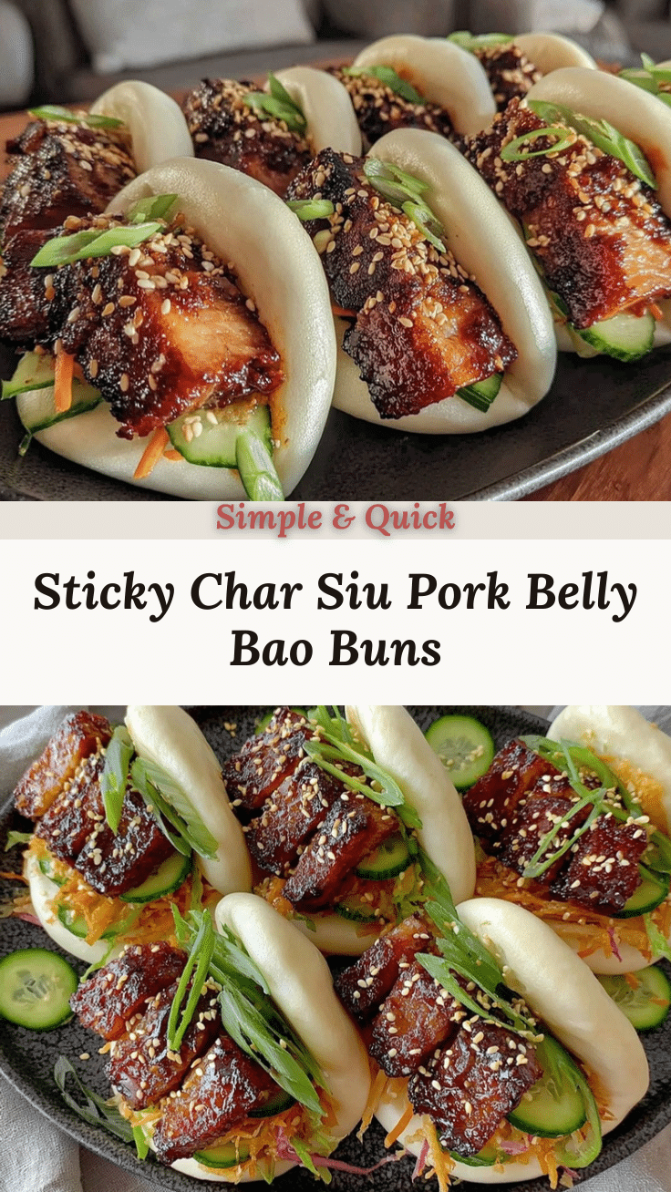 Char Siu Pork Belly Bao Buns recipe