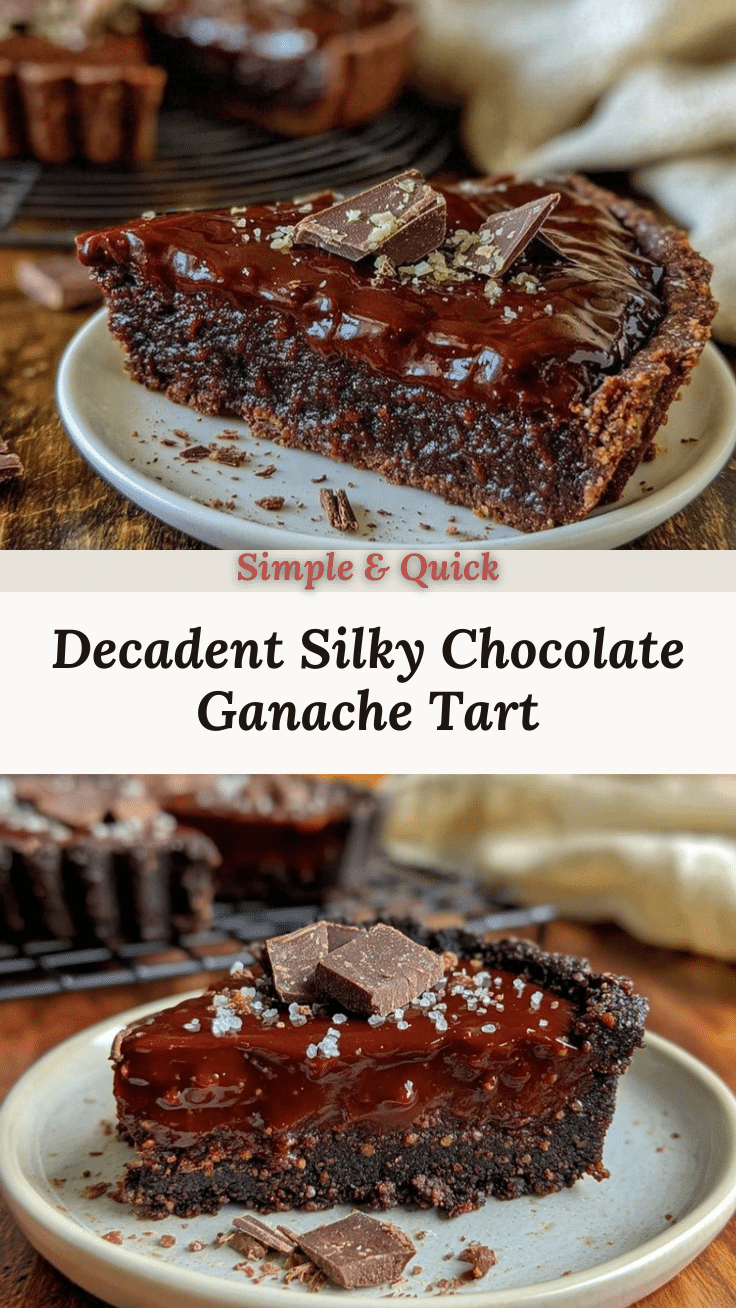 chocolate ganache tart recipe