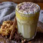 cozy eggnog latte recipe - featured image