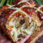 cozy hot cross buns recipe - featured image