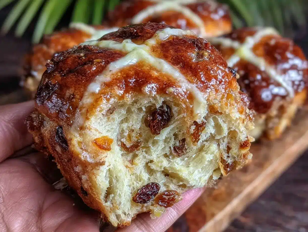 cozy hot cross buns recipe preparation steps