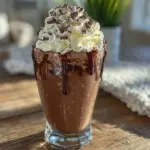 creamy chocolate milkshake recipe - featured image