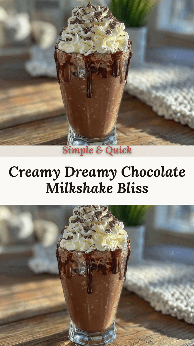 creamy chocolate milkshake recipe recipe