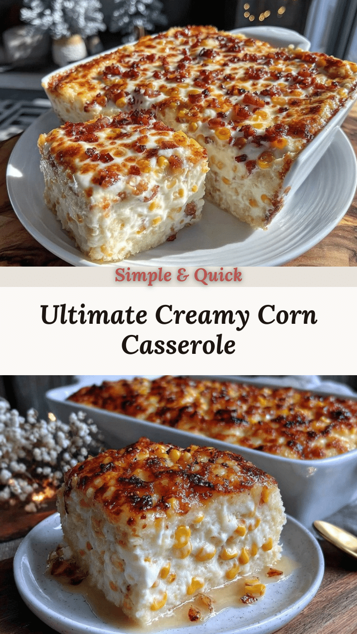 creamy corn casserole recipe