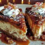 creamy gingerbread cheesecake - featured image