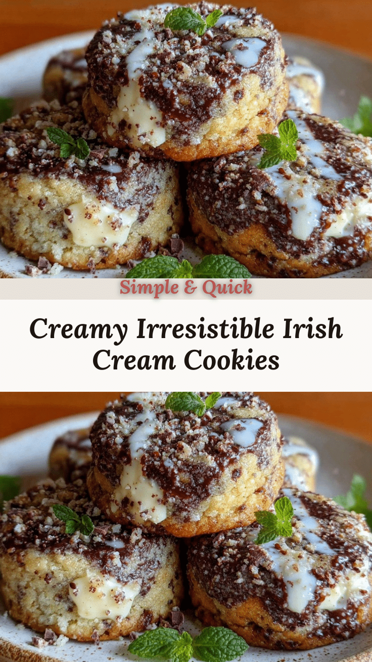 Creamy Irish Cream Cookies recipe
