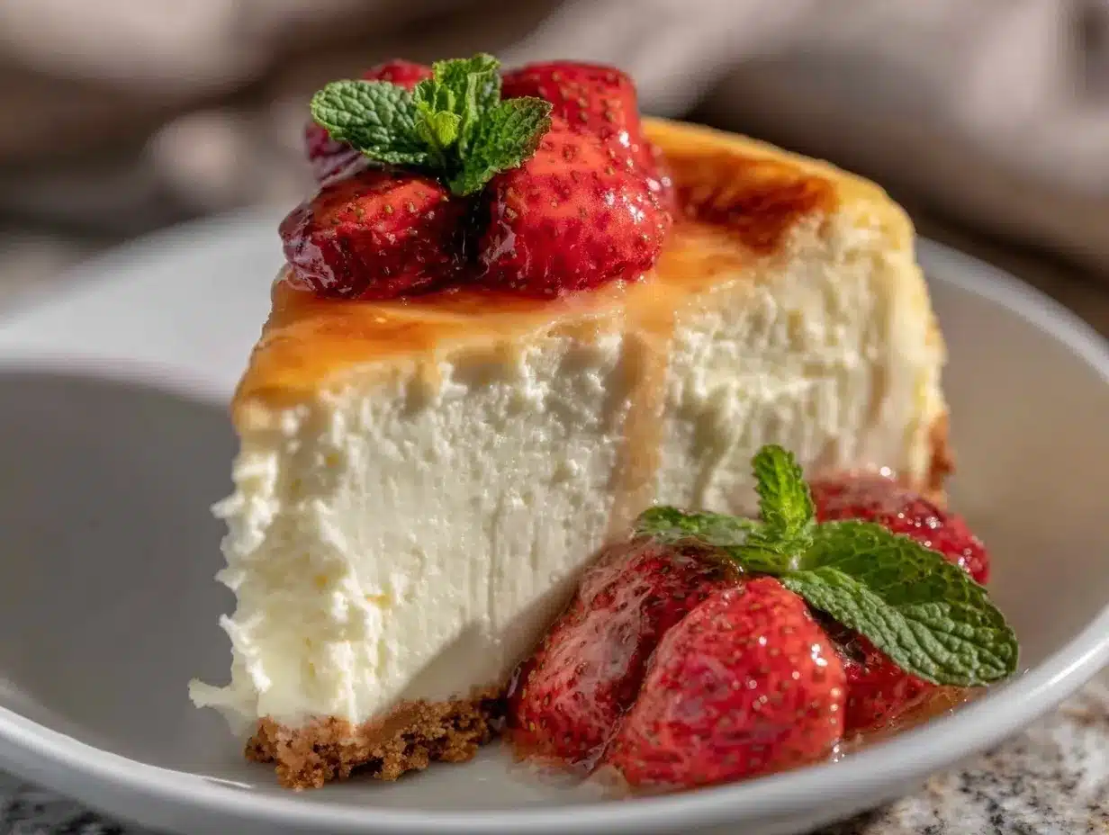creamy new york-style cheesecake preparation steps