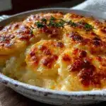 creamy scalloped potatoes - featured image