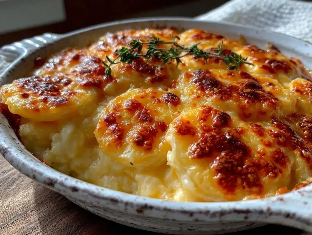 creamy scalloped potatoes preparation steps