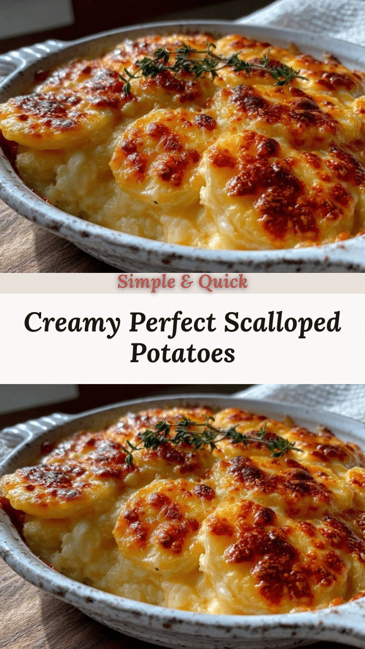 creamy scalloped potatoes recipe