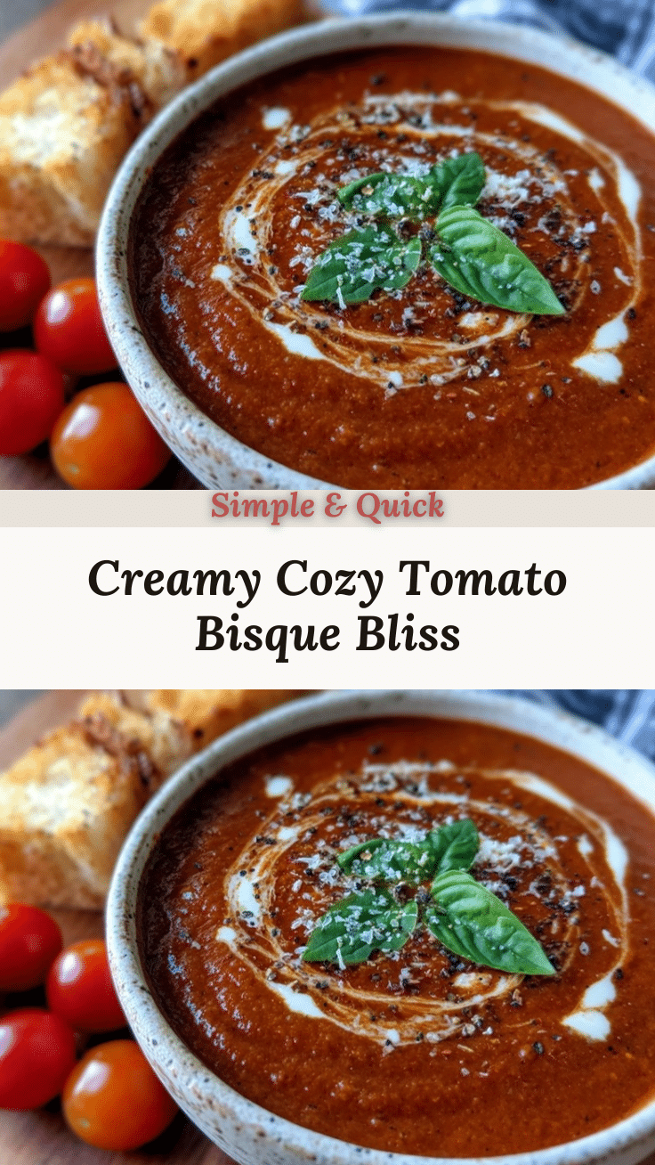 creamy tomato bisque recipe recipe