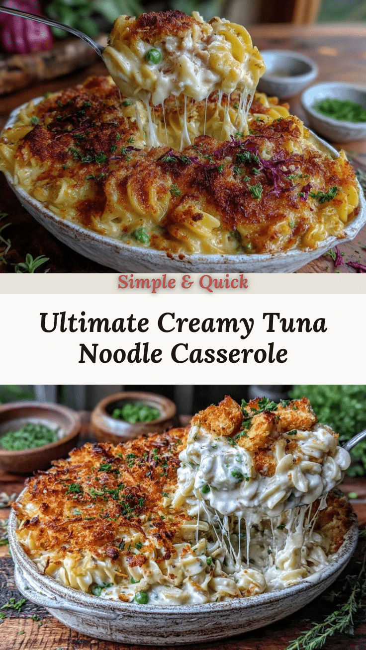 creamy tuna noodle casserole recipe