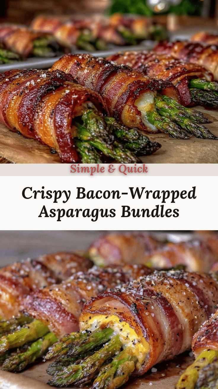 crispy asparagus bacon bundles recipe