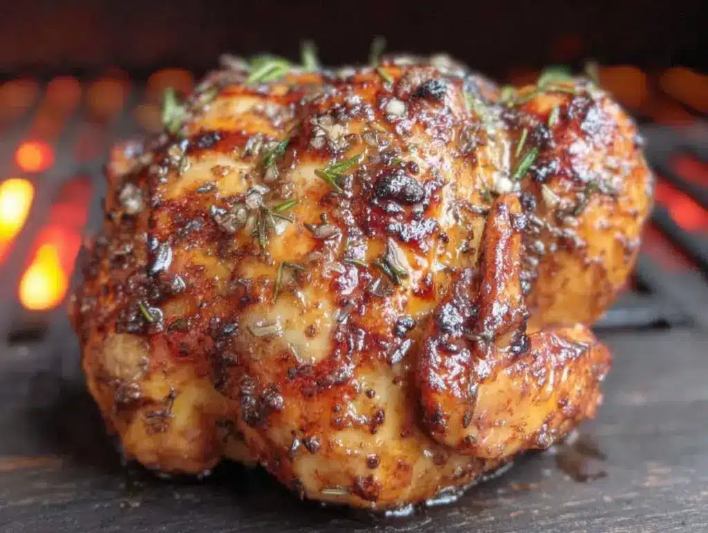 crispy beer can chicken - featured image