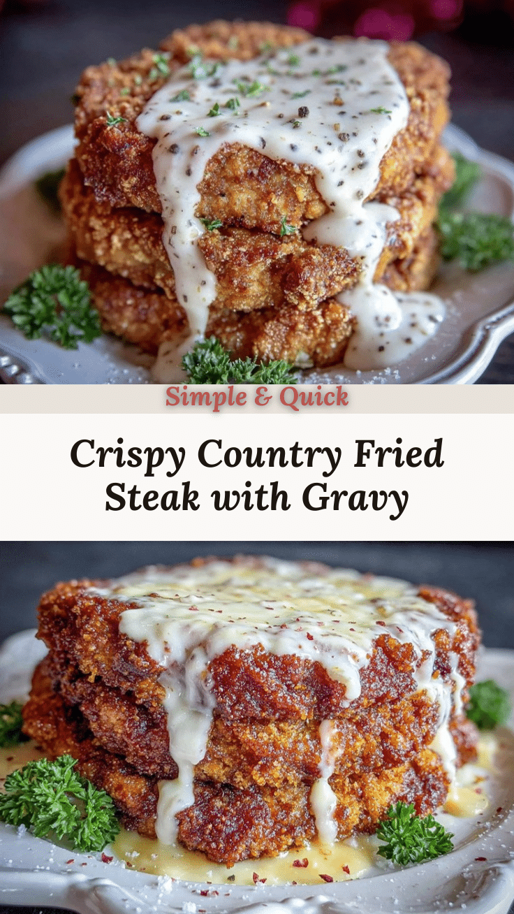 crispy country fried steak recipe