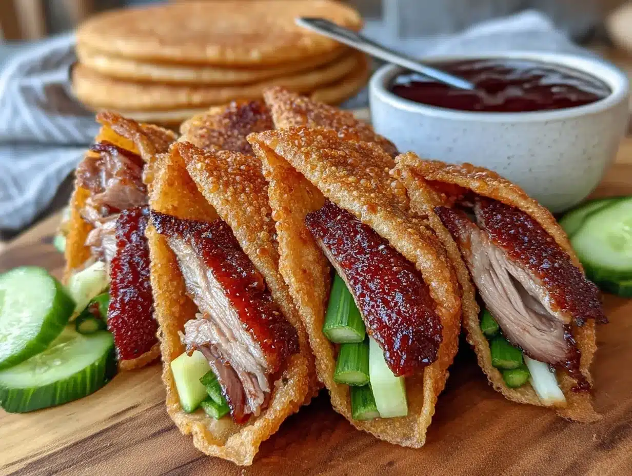 crispy duck pancakes preparation steps