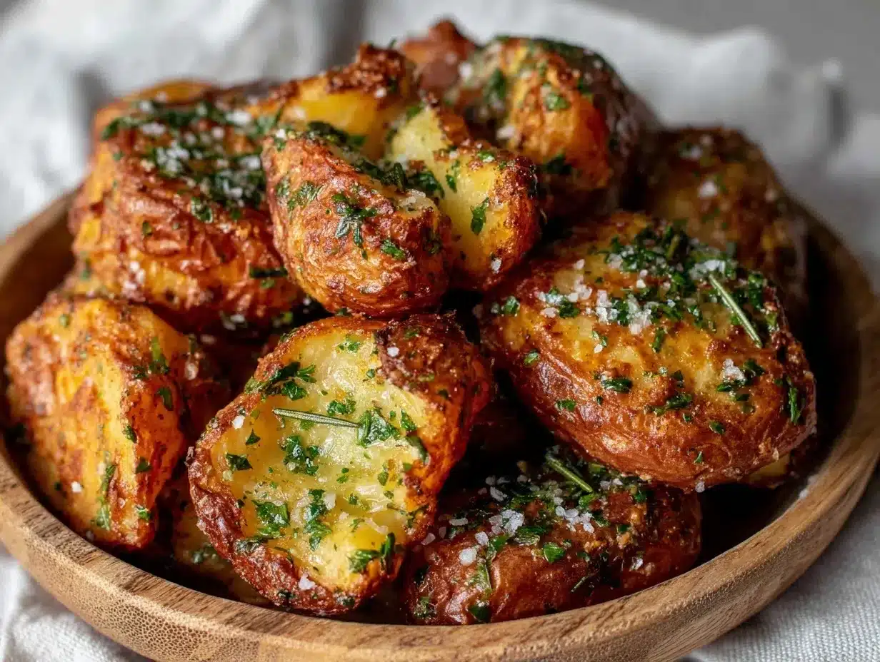 crispy herb roasted potatoes preparation steps