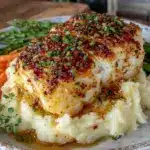 crispy lemon garlic cod fillets - featured image