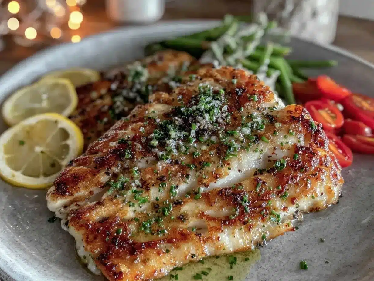 crispy lemon garlic tilapia preparation steps