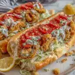 Crispy Oyster PoBoy Sandwich - featured image