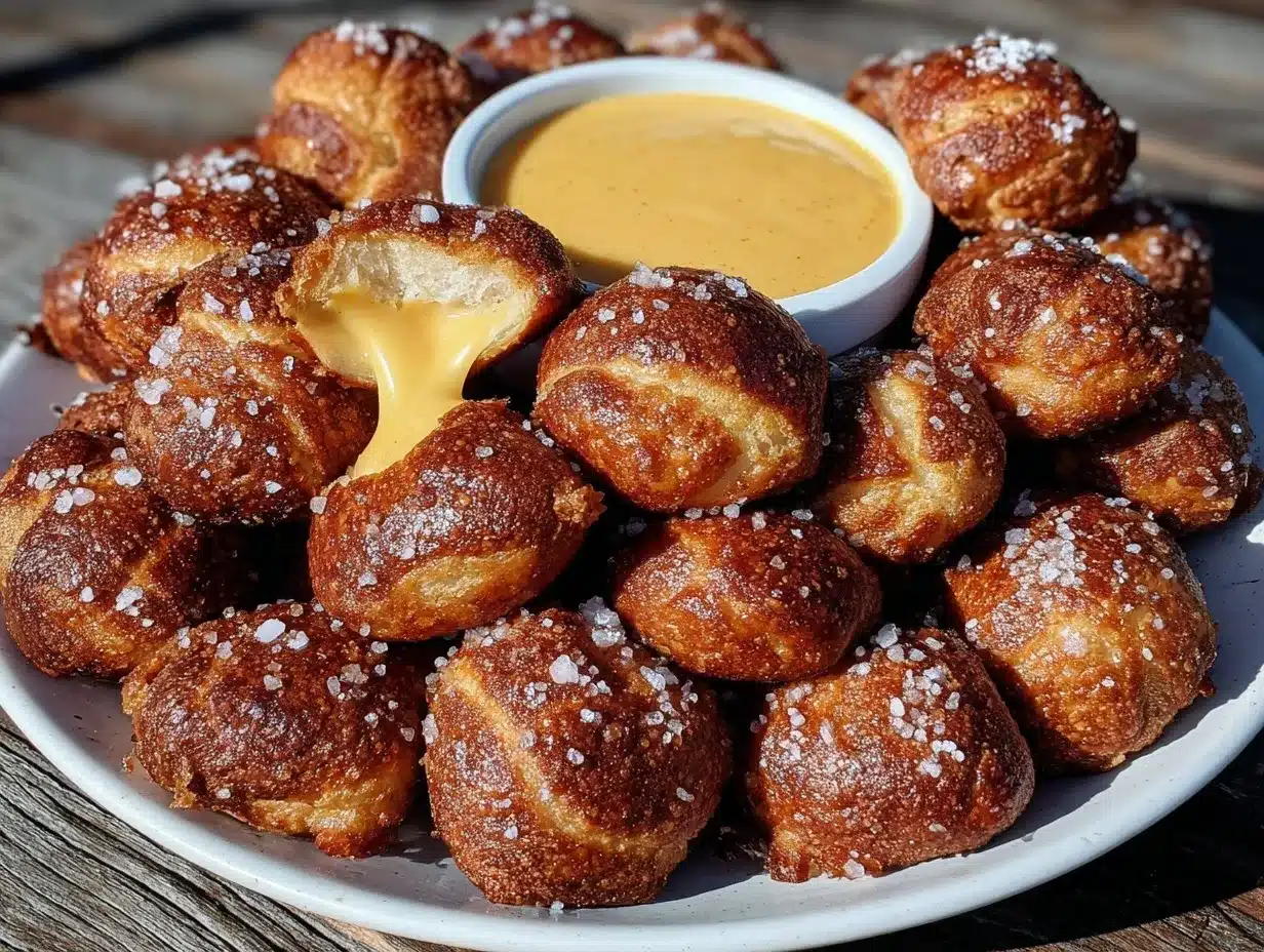 crispy pretzel bites preparation steps