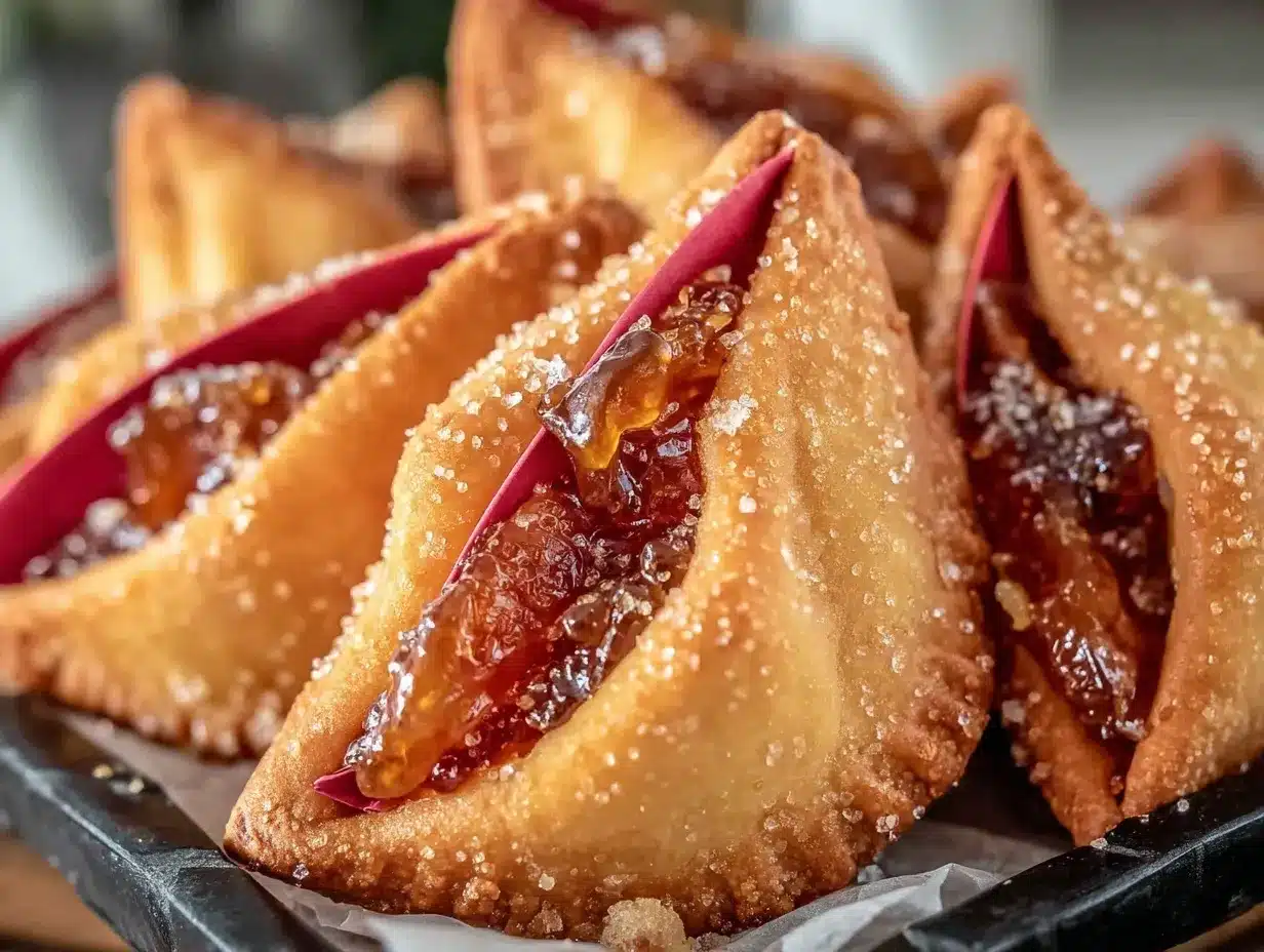 crispy red envelope fortune cookies preparation steps