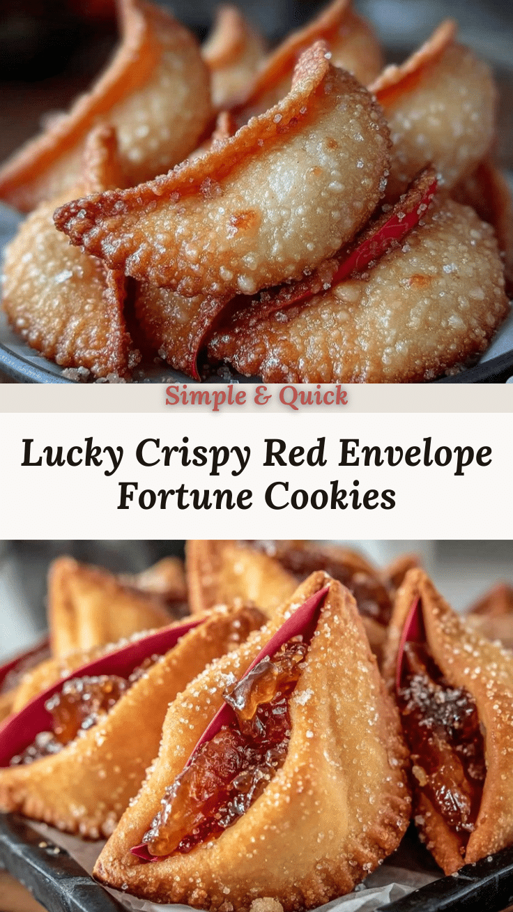 crispy red envelope fortune cookies recipe