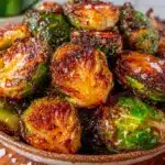 crispy roasted brussels sprouts recipe - featured image