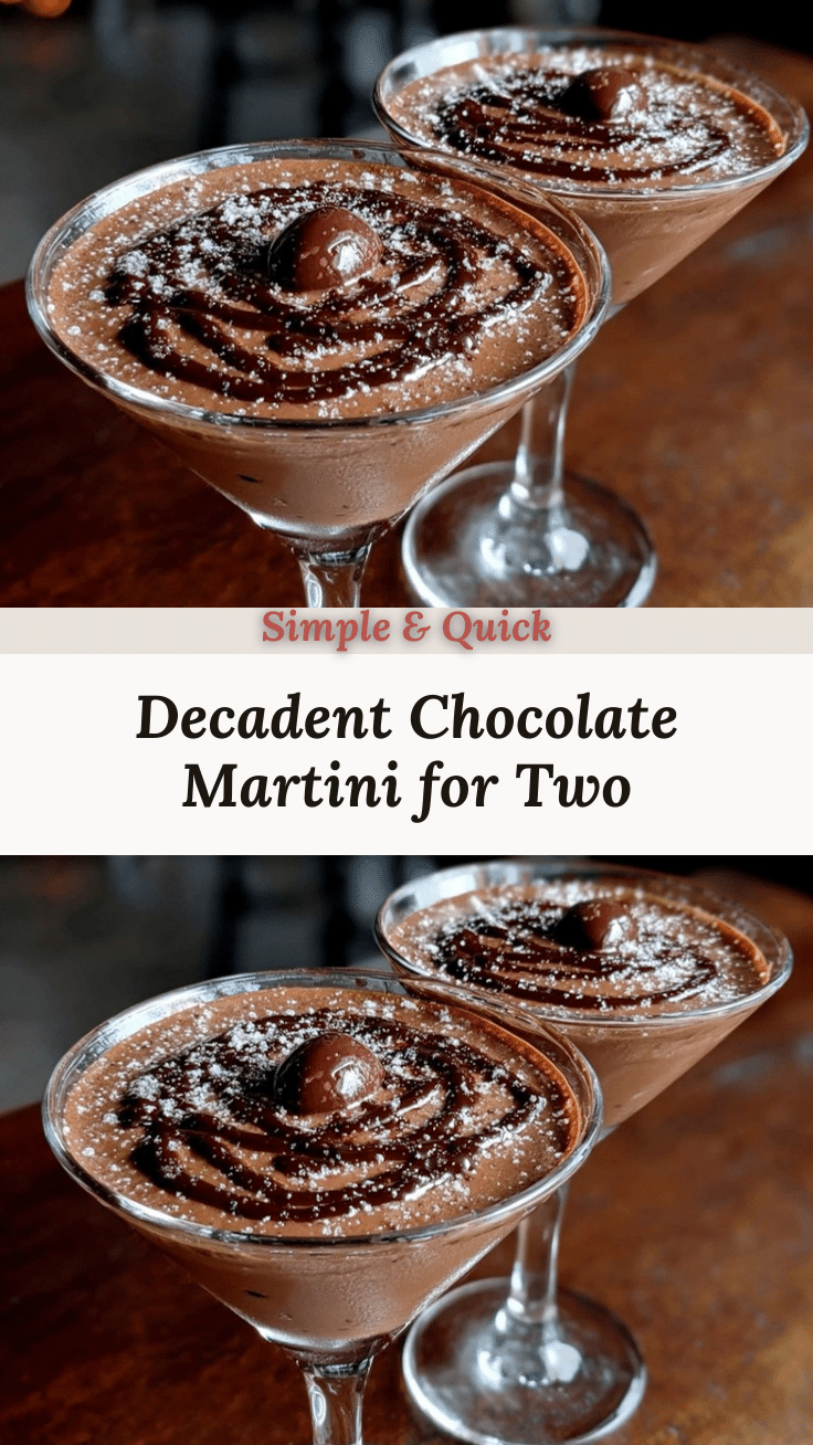 decadent chocolate martini recipe for two recipe