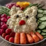 Easter Bunny Veggie Tray - featured image
