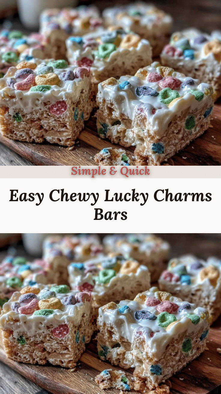 easy chewy lucky charms bars recipe