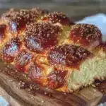 fluffy challah bread - featured image