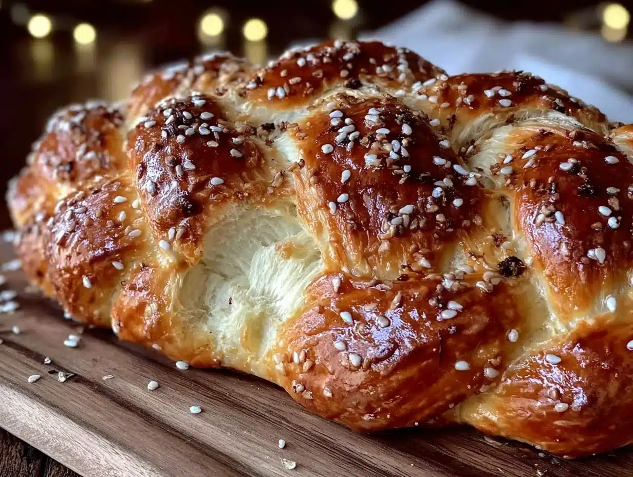 fluffy challah bread preparation steps