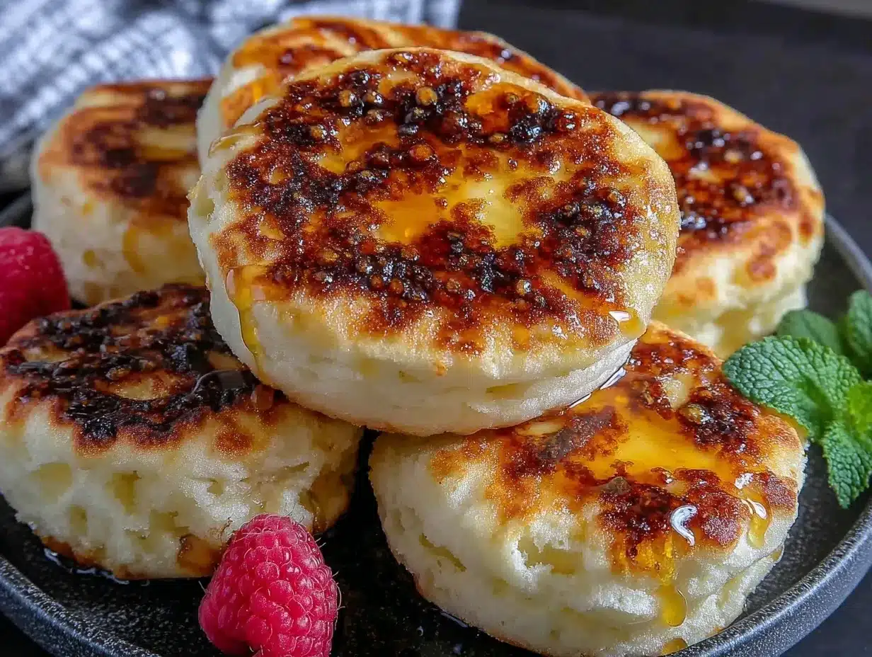 Fluffy English Muffins preparation steps