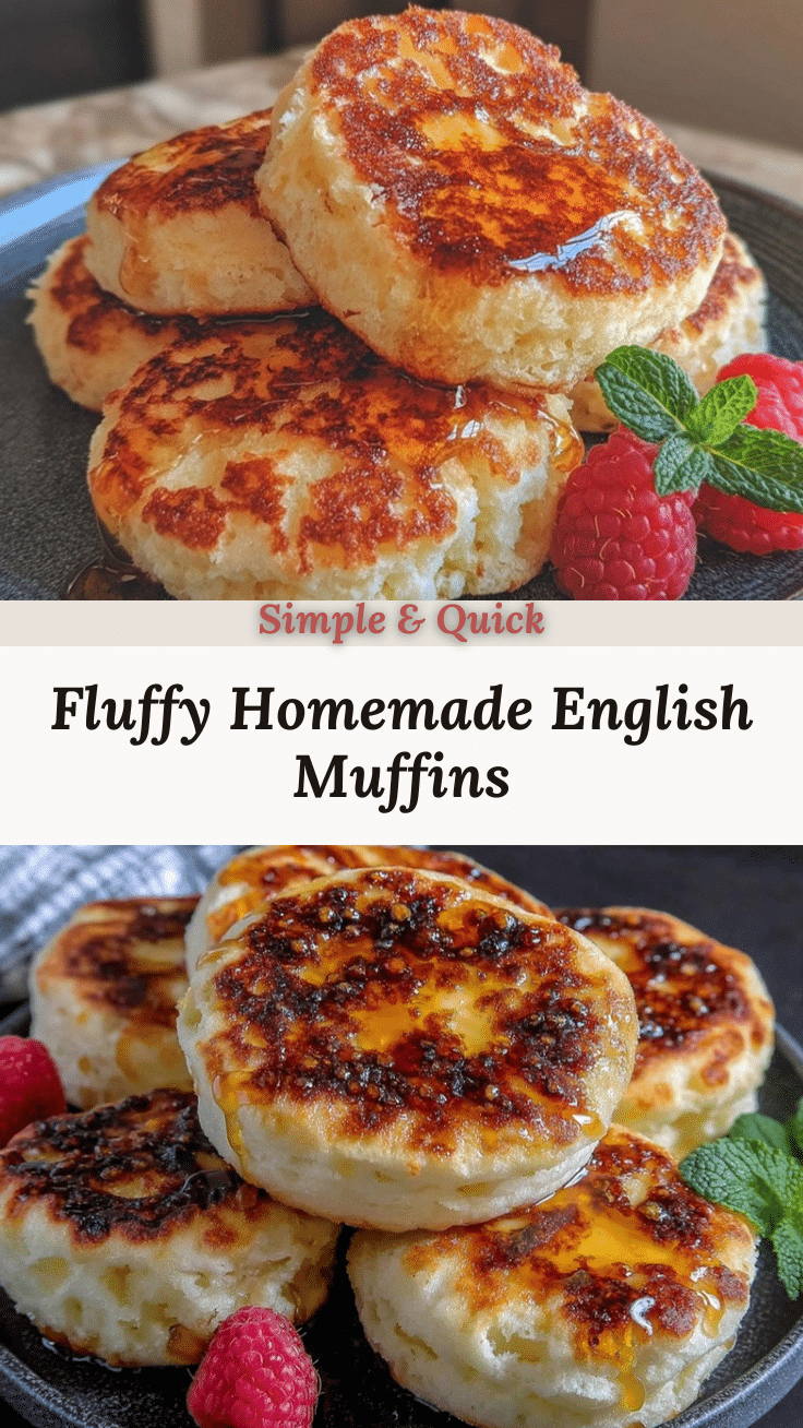 Fluffy English Muffins recipe
