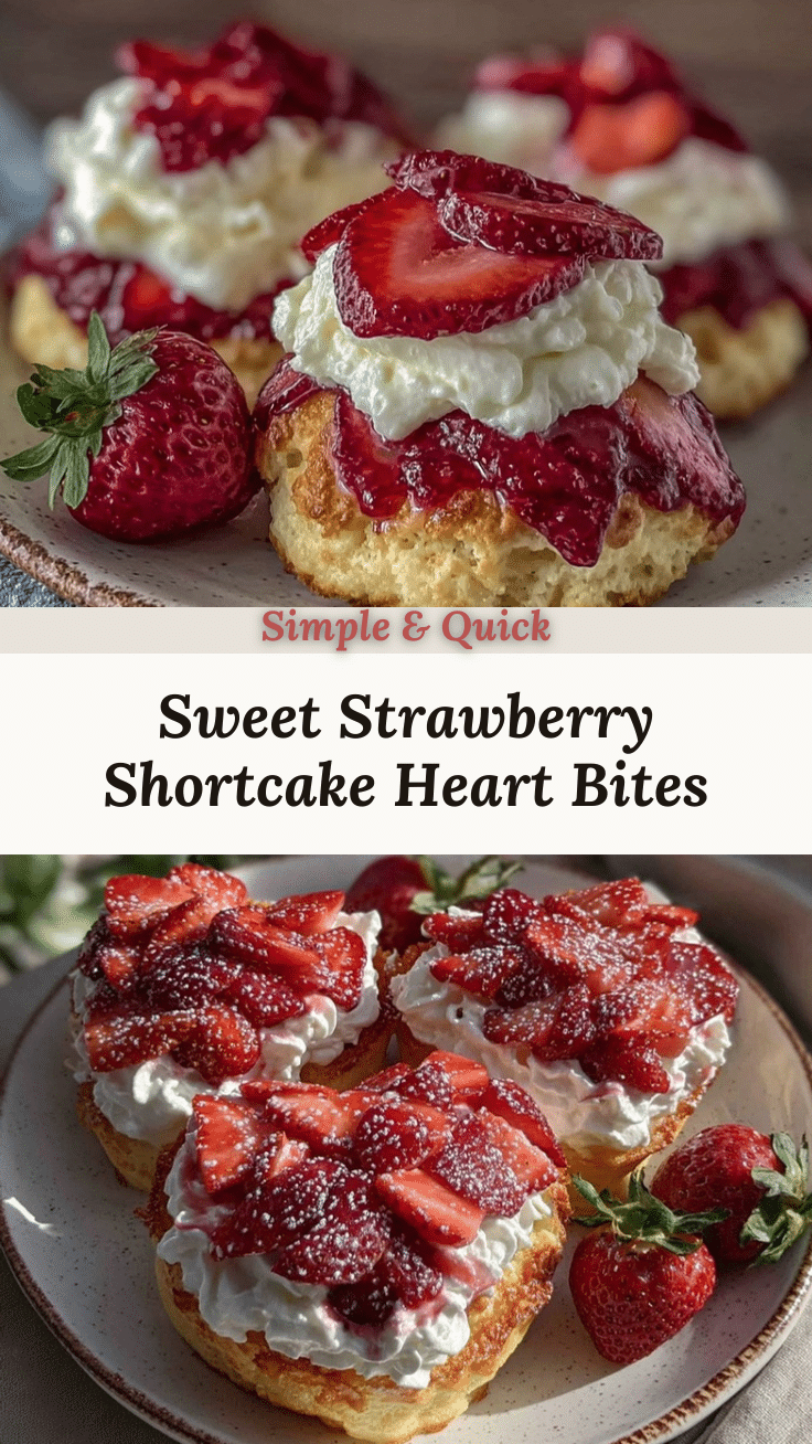 fluffy strawberry shortcake hearts recipe