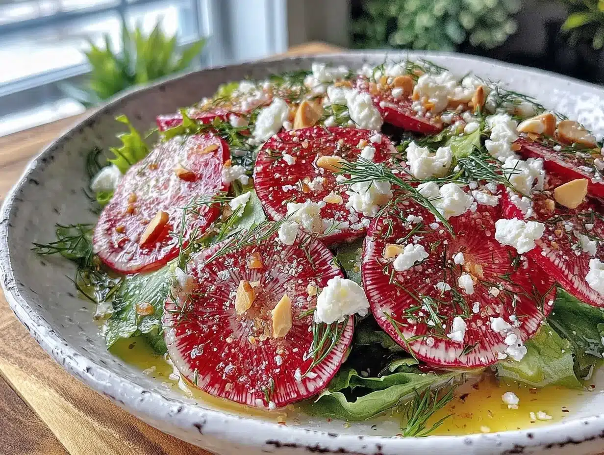 fresh radish salad preparation steps