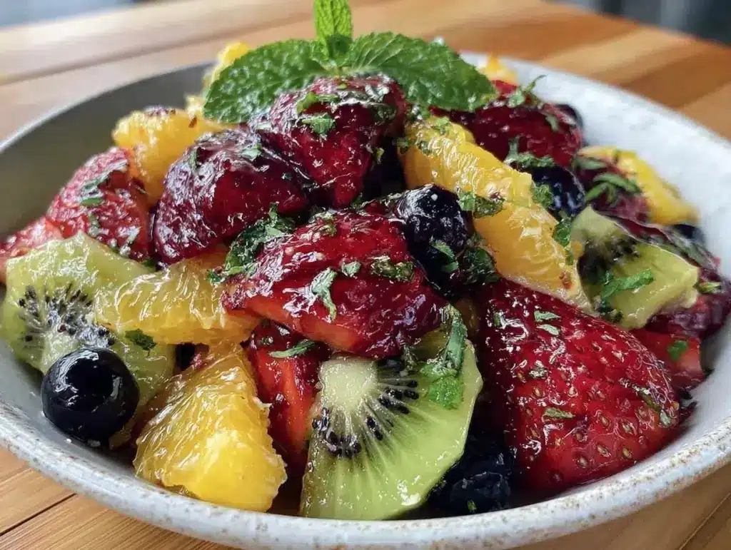 fresh spring fruit salad recipe - featured image